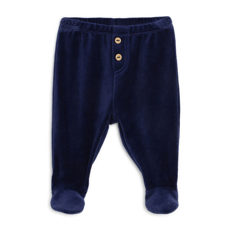 Boys Dark Blue Applique Smock with Legging image number 2